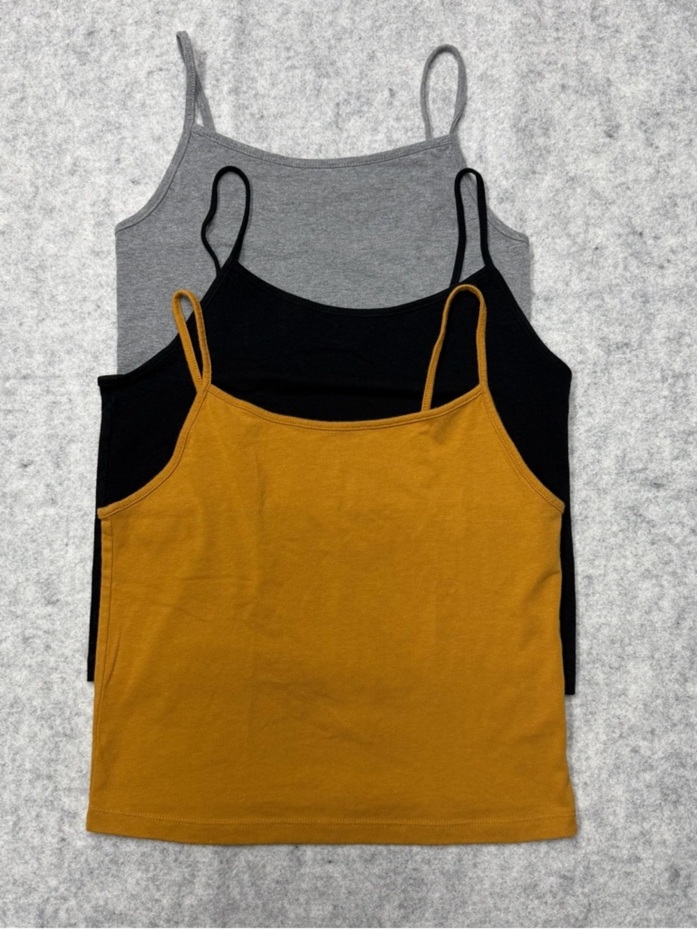 Pack Of 3 Wild Fable Women's Cropped Cami Tank Top (2) Large (1) Medium